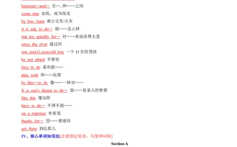 unit3howdoyougettoschool-七年级英语下册同步必背知识清单（人教版）_初中全科电子版试卷练习试题_英语_7年级下册-初中人教版英语_人教英语七年级下知识总结（012份）