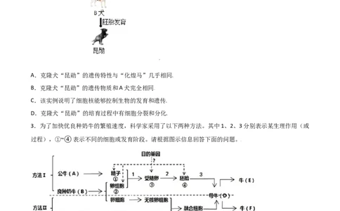 必考点09细胞的生活-（人教版）（原卷版）_初中全科电子版试卷练习试题_生物_生物人教版7上练习&mdash;24新版已更新_人教生物7年级上专项练习28份