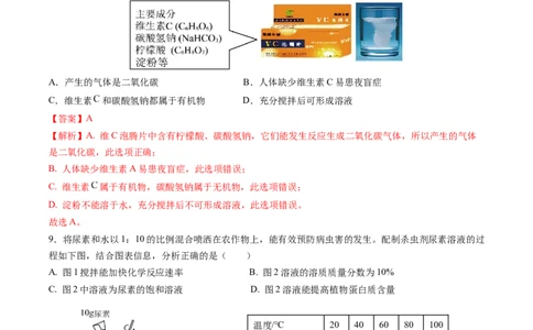 化学（湖北卷）（全解全析）_初中全科电子版试卷练习试题_化学_2024中考模拟题化学(1)_押题预测_2024年中考押题预测卷（湖北卷）-化学（含考试版、全解全析、参考答案、答题卡）