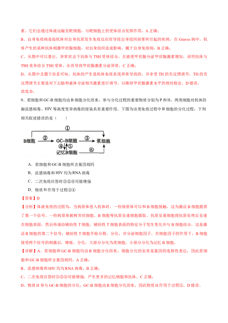 信息必刷卷02（北京专用）（解析版）_2025年新高考资料_2025考前信息卷_2025年高考生物考前信息必刷卷（北京专用）34427555