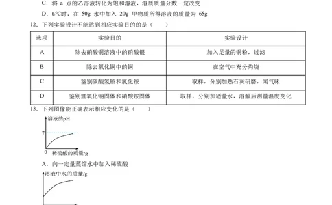 化学（河南卷）（考试版A4）_初中全科电子版试卷练习试题_化学_2024中考模拟题化学(1)_二模_化学（河南卷）-：2024年中考第二次模拟考试