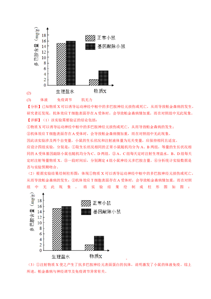 信息必刷卷01（新高考通用）解析版_2025年新高考资料_2025考前信息卷_2025年高考生物考前信息必刷卷（新高考通用）3443035