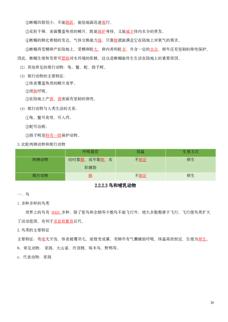 人教版7年级上册生物知识总结（教师版）27页2024秋新版教材_初中全科电子版试卷练习试题_生物_生物人教版7上练习&mdash;24新版已更新_人教生物七年级上知识汇总