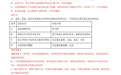化学（扬州卷）（全解全析）_初中全科电子版试卷练习试题_化学_2024中考模拟题化学(1)_二模_化学（扬州卷）-：2024年中考第二次模拟考试