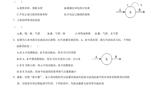 生物（黑龙江卷）（考试版A4）_初中全科电子版试卷练习试题_生物_2024中考模拟题生物(1)_二模_生物（黑龙江卷）-：2024年中考第二次模拟考试
