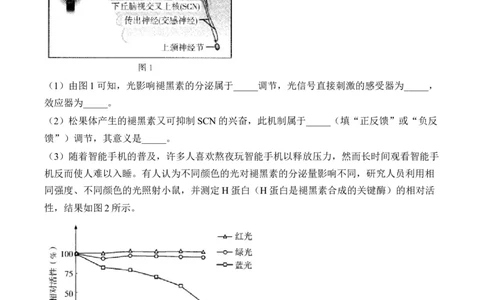 专题9人体生命活动的调节（非选择题）&mdash;&mdash;2025届高考生物学模块分练新高考版（含解析）_2025年新高考资料_二轮复习