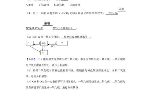 人教版九年级上册化学期末考试推断题专项训练Ⅱ（解析卷）_初中全科电子版试卷练习试题_化学_9年级上下册化学试题_9年级上试题_人教化学九年级上专项练习（022份）