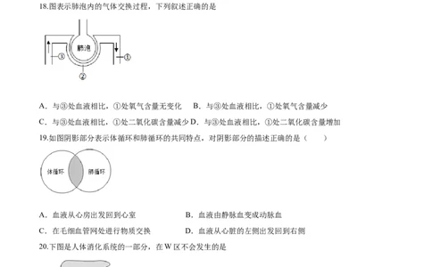 生物01卷（人教版七年级下册全部）-（考试版）A4（范围：七下全册）_new_初中全科电子版试卷练习试题_生物_生物人教版7下练习_人教生物7年级下期末试卷11份
