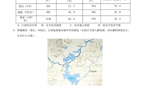 历史（江西卷）（考试版A4）_初中全科电子版试卷练习试题_历史_2024中考模拟题历史(1)_一模_历史（江西卷）-2024年中考第一次模拟考试
