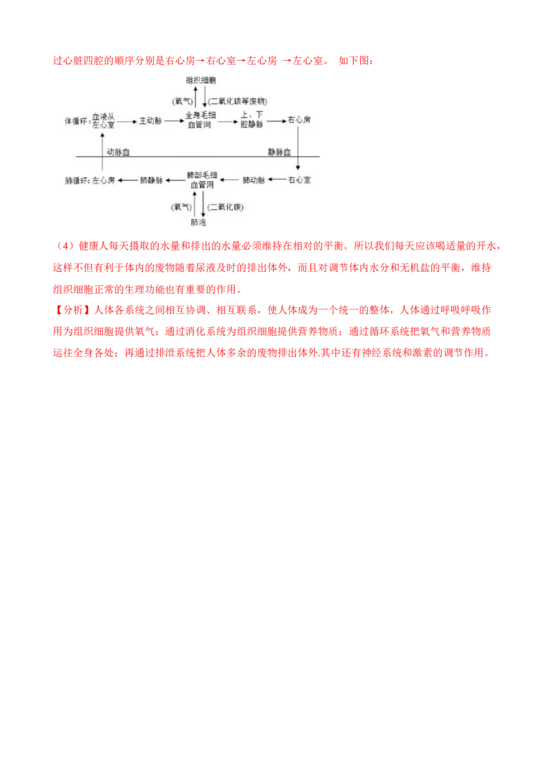 第2章人体的营养（人教版）（解析版）_初中全科电子版试卷练习试题_生物_生物人教版7下练习_人教生物7年级下单元试卷33份_第2套七年级生物下册单元试卷（人教版）07份