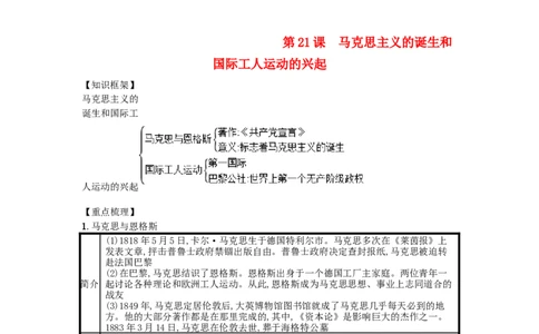 第01课古代埃及知识点总结新人教版(21)_初中全科电子版试卷练习试题_历史_历史人教版9上试卷_部编人教版历史9年级上知识点汇总27份