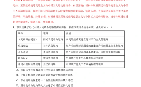 历史（新疆卷）（全解全析）_初中全科电子版试卷练习试题_历史_2024中考模拟题历史(1)_三模（34套）_历史（新疆卷）