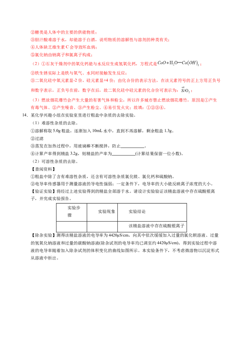 化学（南通卷）（全解全析）_初中全科电子版试卷练习试题_化学_2024中考模拟题化学(1)_一模_化学（南通卷）-2024年中考第一次模拟考试