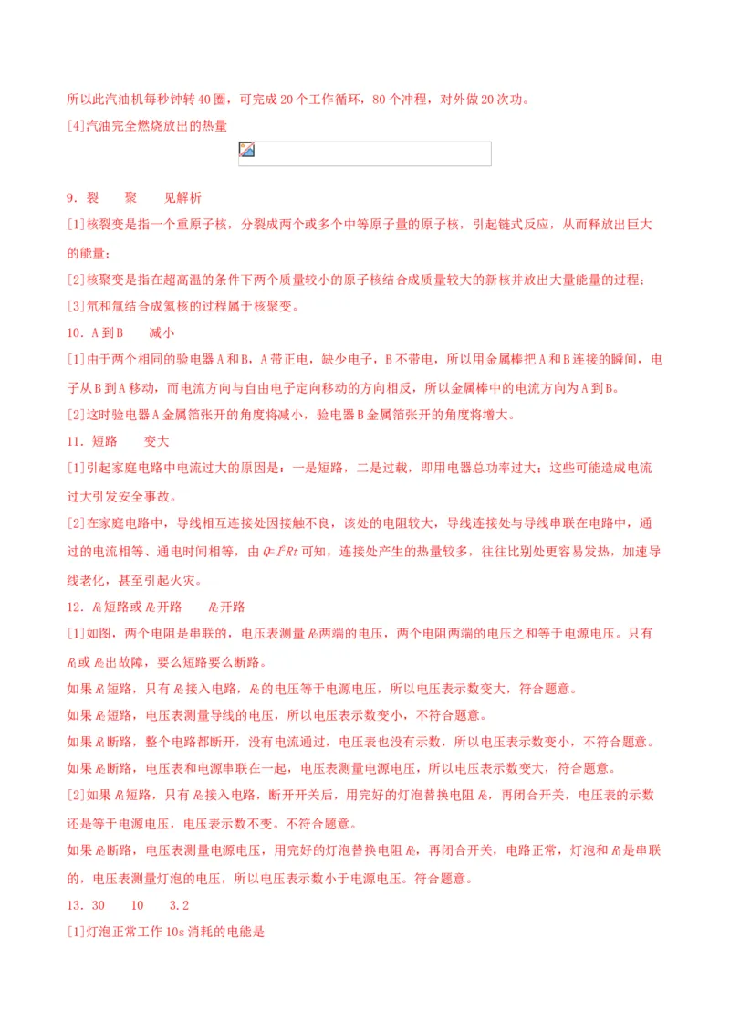 仿真期末高分必刷卷（拔高）（人教版）_初中全科电子版试卷练习试题_物理_9年级上下册物理试题_人教版物理九年级全一册期末试卷（015份）