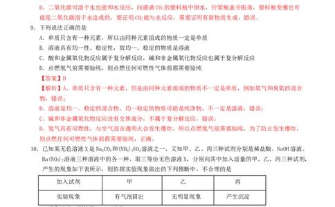 化学（济南卷）（全解全析）_初中全科电子版试卷练习试题_化学_2024中考模拟题化学(1)_一模_化学（济南卷）-2024年中考第一次模拟考试