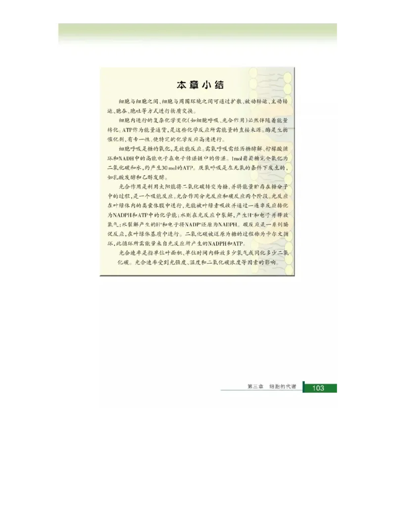 浙科版高中生物必修1《分子与细胞》电子课本_高中电子课本_最新版高中全科高清电子课本_6高中生物课本_浙科版高中生物