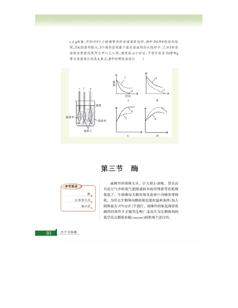 浙科版高中生物必修1《分子与细胞》电子课本_高中电子课本_最新版高中全科高清电子课本_6高中生物课本_浙科版高中生物