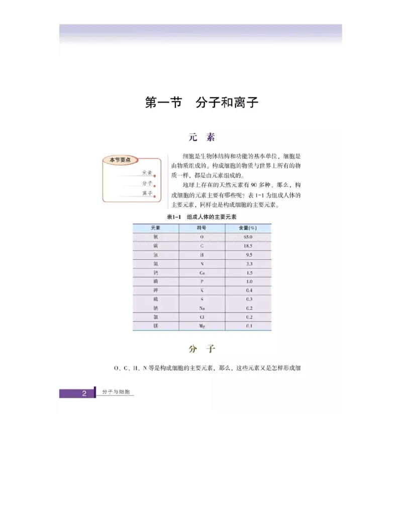 浙科版高中生物必修1《分子与细胞》电子课本_高中电子课本_最新版高中全科高清电子课本_6高中生物课本_浙科版高中生物
