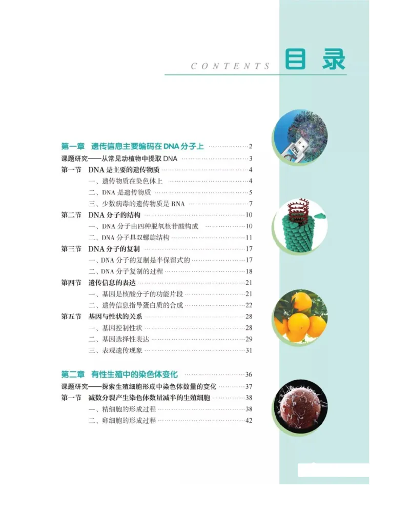 新沪科版高中生物必修2《遗传与进化》_高中电子课本_最新版高中全科高清电子课本_6高中生物课本_2019新人教版