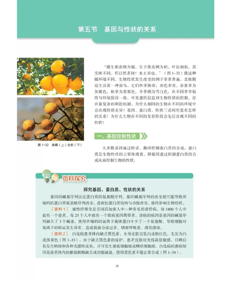 新沪科版高中生物必修2《遗传与进化》_高中电子课本_最新版高中全科高清电子课本_6高中生物课本_2019新人教版