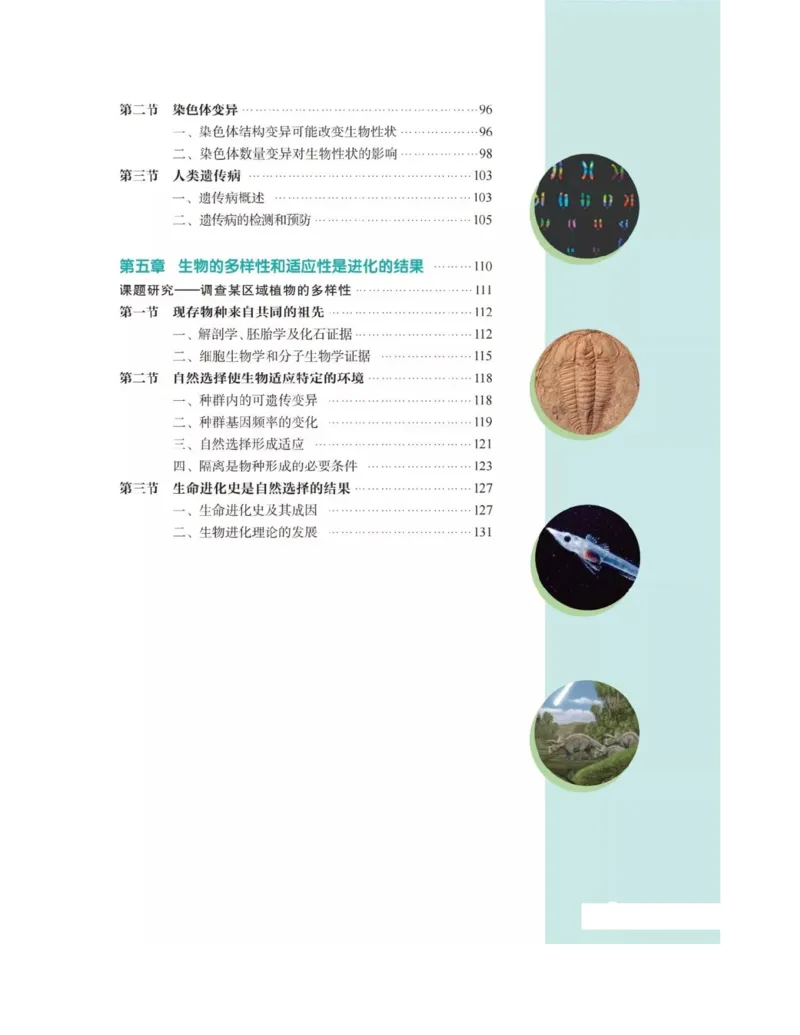 新沪科版高中生物必修2《遗传与进化》_高中电子课本_最新版高中全科高清电子课本_6高中生物课本_2019新人教版