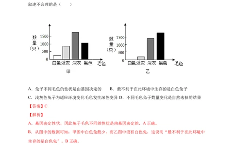 第三单元生命起源和生物进化（提分小卷）-单元测试（人教版）（解析版）_初中全科电子版试卷练习试题_生物_生物8下练习_人教生物8年级下单元试卷38份