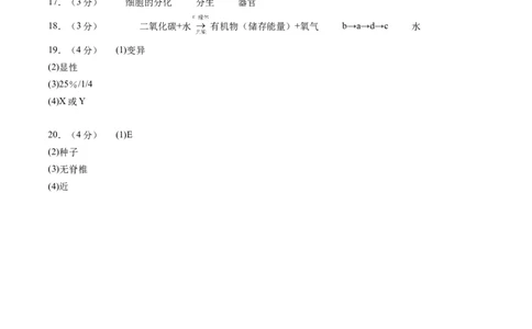 生物（南通卷）（参考答案及评分标准）_初中全科电子版试卷练习试题_生物_2024中考模拟题生物(1)_二模_生物（南通卷）-：2024年中考第二次模拟考试