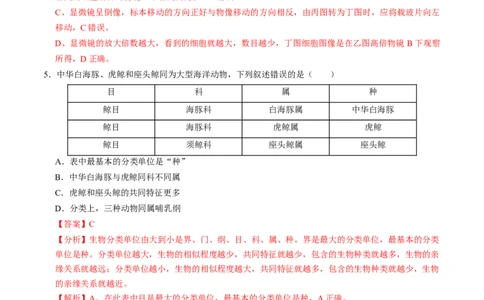 生物（贵阳卷）（全解全析）_初中全科电子版试卷练习试题_生物_2024中考模拟题生物(1)_一模_生物（贵阳卷）-2024年中考第一次模拟考试