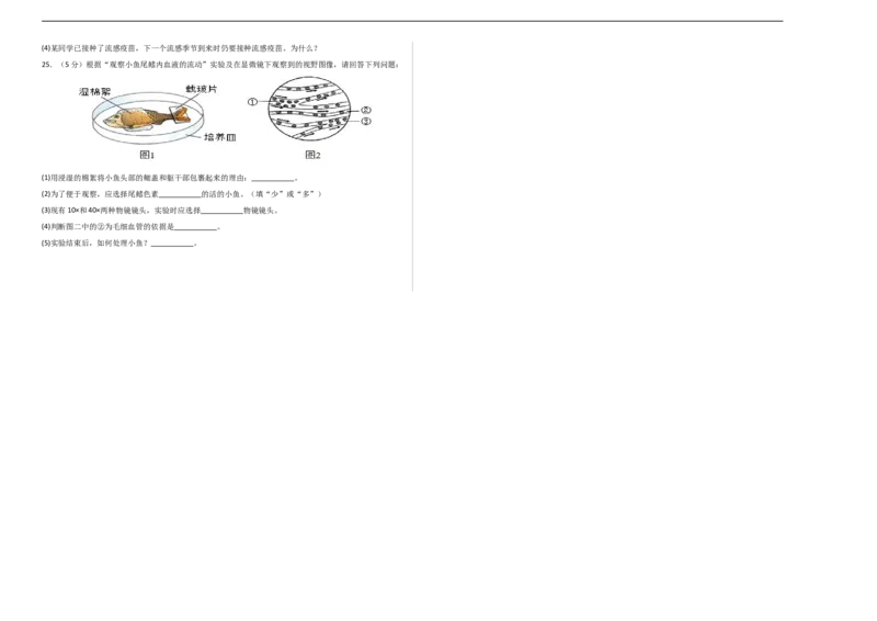 生物（重庆卷）（考试版A3）_初中全科电子版试卷练习试题_生物_2024中考模拟题生物(1)_三模（37套）_生物（重庆卷）