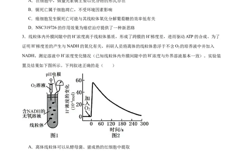 信息必刷卷01（安徽专用）原卷版_2025年新高考资料_2025考前信息卷_2025年高考生物考前信息必刷卷（安徽专用）3441065