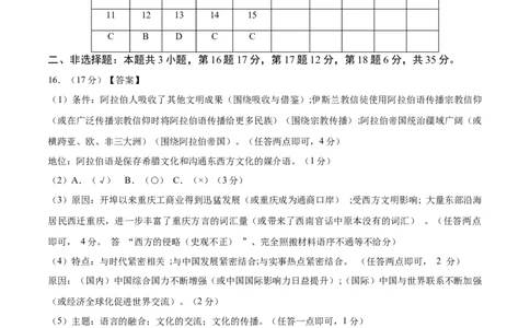 历史（重庆卷）（参考答案及评分标准）_初中全科电子版试卷练习试题_历史_2024中考模拟题历史(1)_三模（34套）_历史（重庆卷）