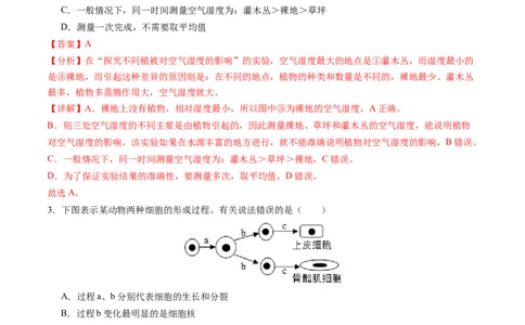 生物（南通卷）（全解全析）_初中全科电子版试卷练习试题_生物_2024中考模拟题生物(1)_二模_生物（南通卷）-：2024年中考第二次模拟考试