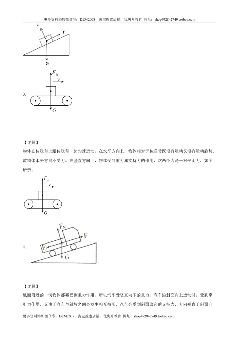 力学作图题（含答案详解）_初中全科电子版试卷练习试题_物理_8年级下册物理试题_人教版物理八年级下专项练习（029份）