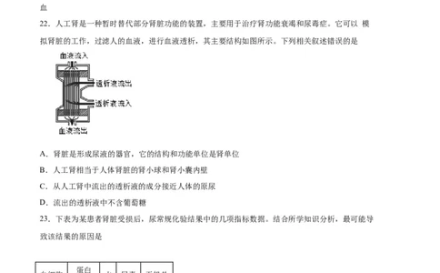 生物02卷（人教版七年级下册全部）-（考试版）A4（范围：七下全册）_new_初中全科电子版试卷练习试题_生物_生物人教版7下练习_人教生物7年级下期末试卷11份
