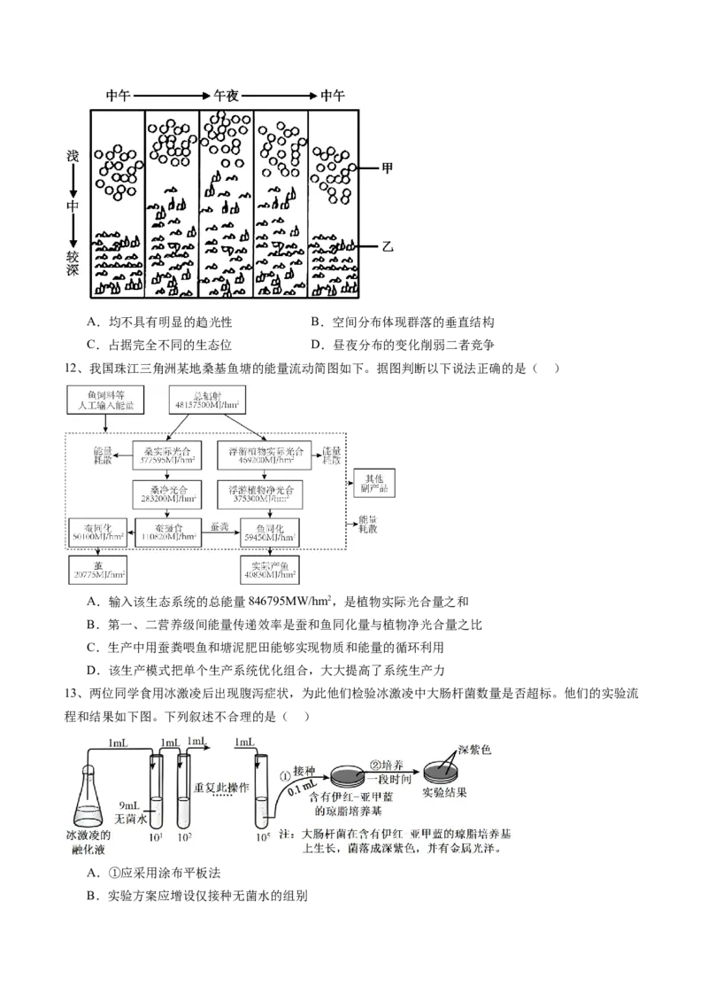 信息必刷卷05（北京专用）（原卷版）_2025年新高考资料_2025考前信息卷_2025年高考生物考前信息必刷卷（北京专用）34427555