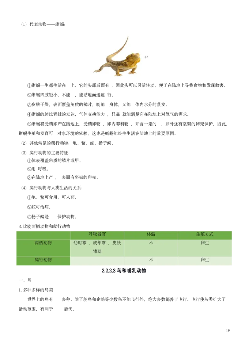 人教版7年级上册生物知识总结（学生版）27页2024秋新版教材_初中全科电子版试卷练习试题_生物_生物人教版7上练习&mdash;24新版已更新_人教生物七年级上知识汇总