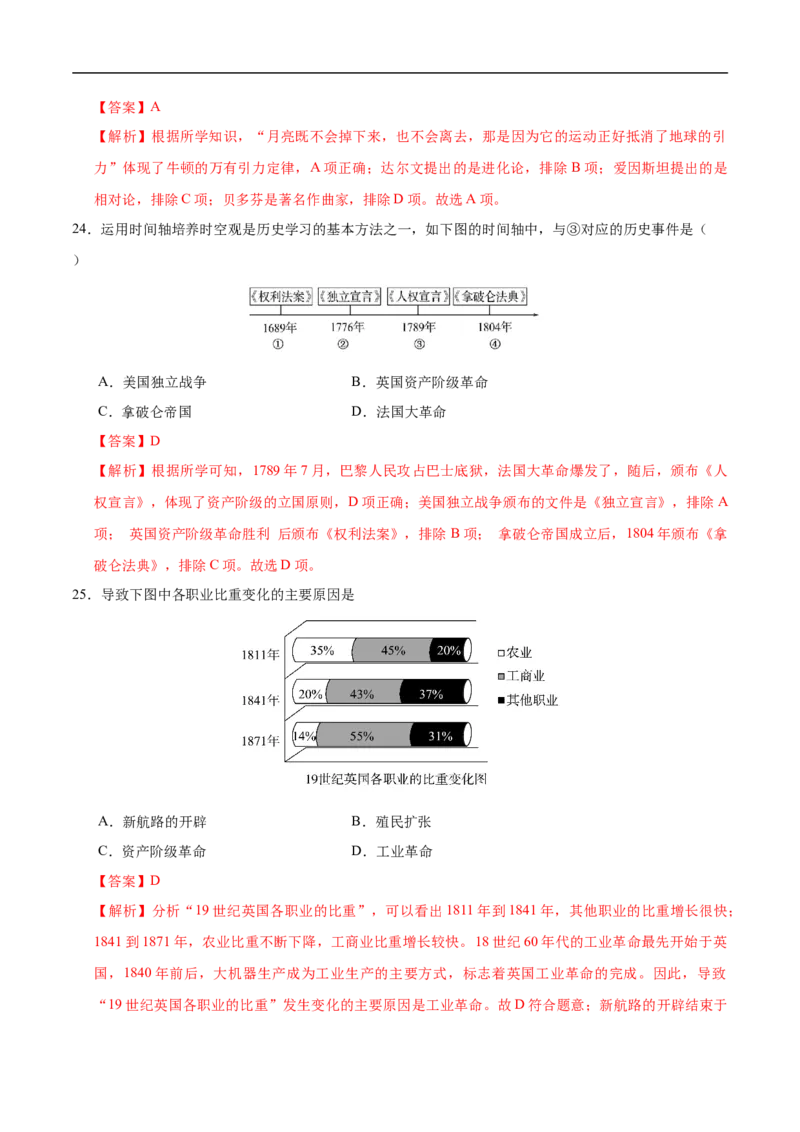 历史（福建卷）（全解全析）_初中全科电子版试卷练习试题_历史_2024中考模拟题历史(1)_三模（34套）_历史（福建卷）