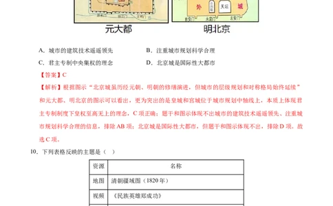 历史（福建卷）（全解全析）_初中全科电子版试卷练习试题_历史_2024中考模拟题历史(1)_三模（34套）_历史（福建卷）