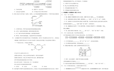 化学（无锡卷）（考试版A3）_初中全科电子版试卷练习试题_化学_2024中考模拟题化学(1)_一模_化学（无锡卷）-2024年中考第一次模拟考试