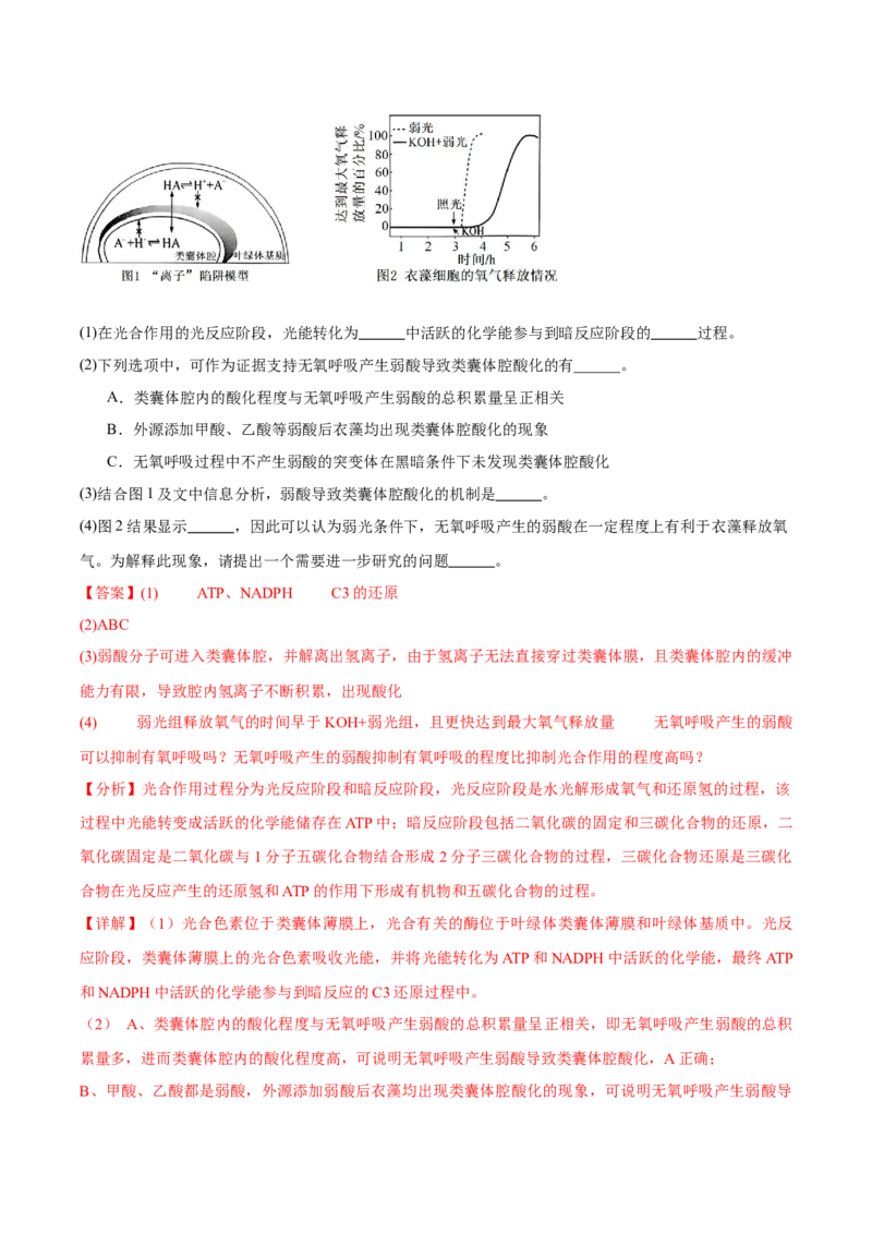 信息必刷卷04（北京专用）（解析版）_2025年新高考资料_2025考前信息卷_2025年高考生物考前信息必刷卷（北京专用）34427555