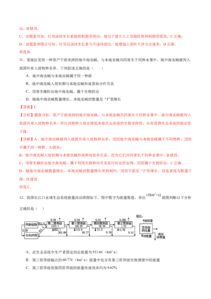 信息必刷卷04（北京专用）（解析版）_2025年新高考资料_2025考前信息卷_2025年高考生物考前信息必刷卷（北京专用）34427555