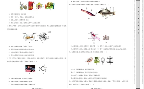 生物（盐城卷）（考试版A3）_初中全科电子版试卷练习试题_生物_2024中考模拟题生物(1)_一模_生物（盐城卷）-2024年中考第一次模拟考试