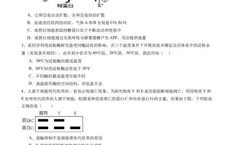 信息必刷卷03（北京专用）（原卷版）_2025年新高考资料_2025考前信息卷_2025年高考生物考前信息必刷卷（北京专用）34427555