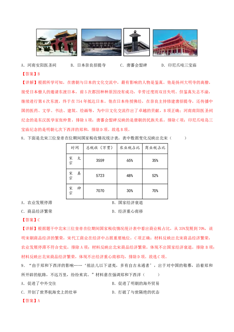 历史（全国通用卷）（全解全析）_初中全科电子版试卷练习试题_历史_2024中考模拟题历史(1)_二模_历史（全国通用卷）-+：2024年中考第二次模拟考试