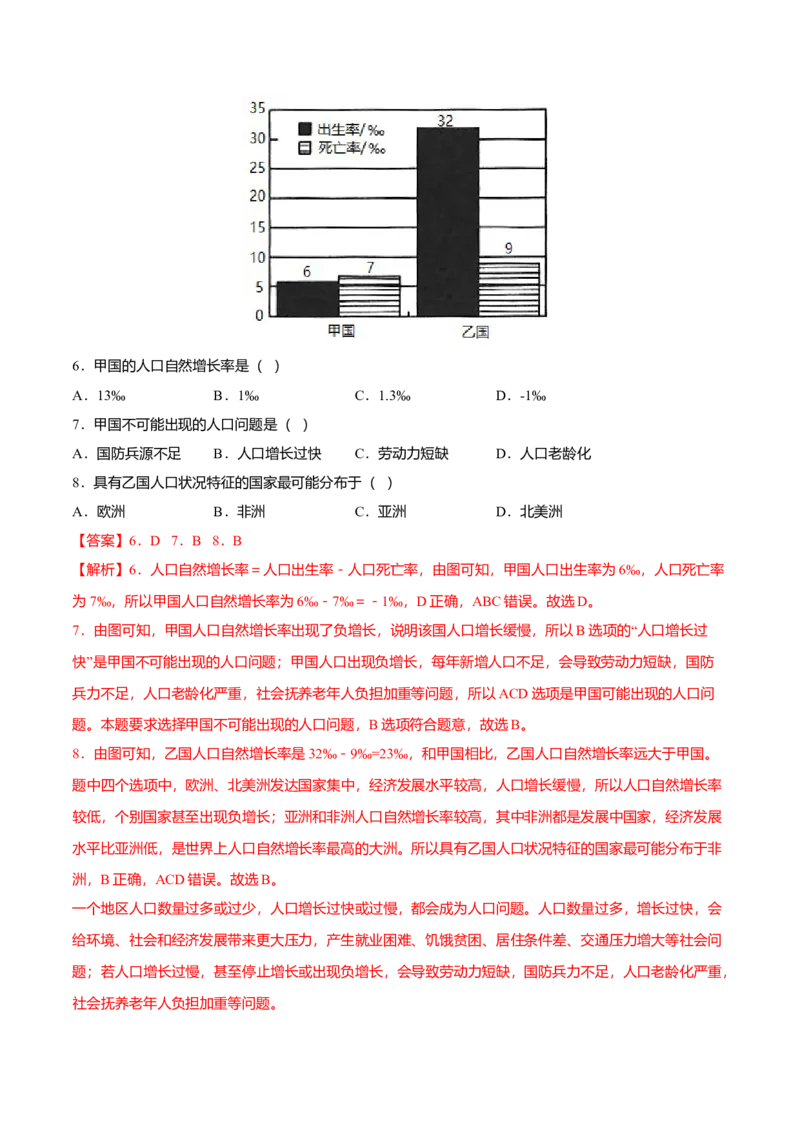 必杀07第四单元居民与聚落（选择题60题）-（人教版）（解析版）_初中全科电子版试卷练习试题_地理_人教地理7上试题试卷_人教地理7年级上专项练习17份