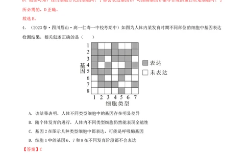 专题综合练03细胞的生命历程(解析版)_新高考复习资料_2024年新高考复习资料_一轮复习资料_完备战2024年高考生物一轮复习考点帮（新高考）_必修1