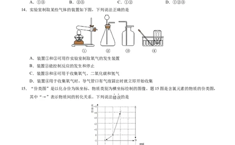 化学（广东卷）（考试版A4）_初中全科电子版试卷练习试题_化学_2024中考模拟题化学(1)_三模（36套）_化学（广东卷）