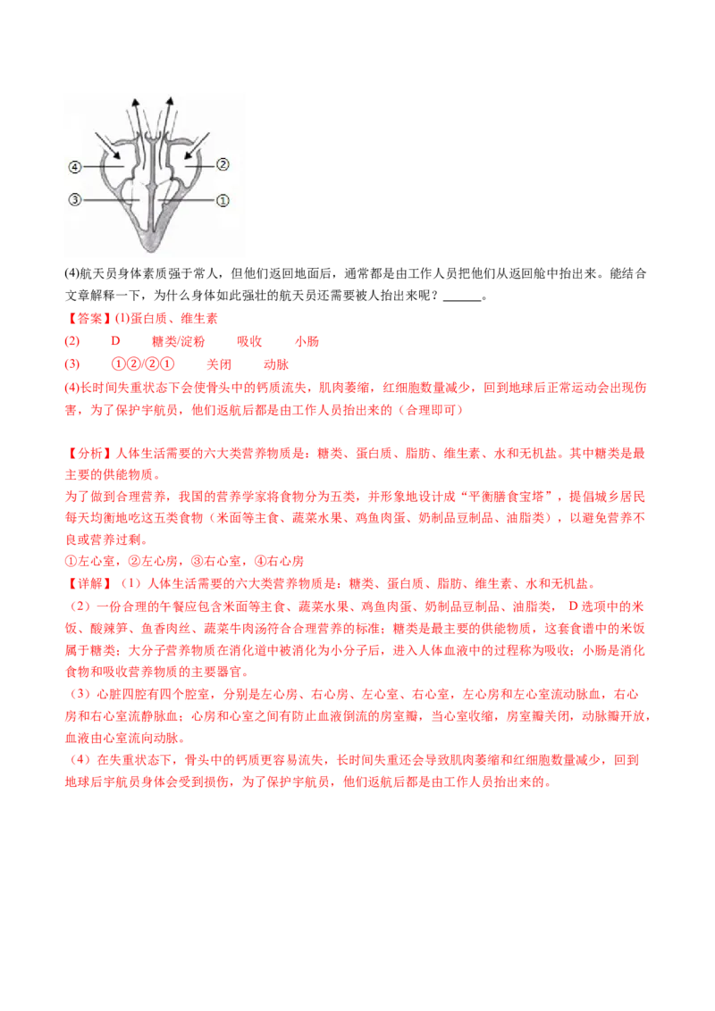 生物（广东省卷）（全解全析）_初中全科电子版试卷练习试题_生物_2024中考模拟题生物(1)_二模_生物（广东省卷）-：2024年中考第二次模拟考试