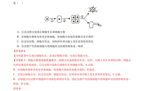 生物（泰州卷）（全解全析）_初中全科电子版试卷练习试题_生物_2024中考模拟题生物(1)_一模_生物（泰州卷）-2024年中考第一次模拟考试