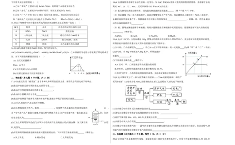 化学（重庆卷）（考试版A3）_初中全科电子版试卷练习试题_化学_2024中考模拟题化学(1)_三模（36套）_化学（重庆卷）